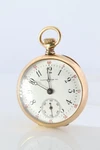 18K Tiffany And Co Pocket Watch. Antique Yg Mechanical 30MM. Fixed Price $2090.00.