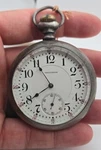 Mod 1892 Waltham 18S Grade 845 Sterling Silver Pocket Watch Runs. Fixed Price $385.00.