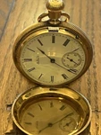 A.w. Co. Waltham 14K Pocket Watch Model 1873. Fixed Price $3800.00.
