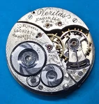 Vintage 16 Size 21 Jewel Elgin Veritas Pocket Watch Parts Grade 375 Model 15. Fixed Price $60.00.
