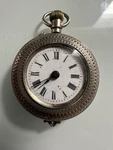 Antique Pocket Watch Jacot Locle Silver Ornate No 1091. Fixed Price $50.00.