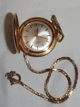 Kelbert Swiss Made Gold Brass Pocket Watch. Fixed Price $99.99.