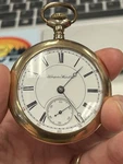 Hampden Dueber Pocket Watch. Fixed Price $250.00.