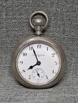 Elgin National Watch Co Model 5? Open Face Silverode Pocket Runs Read. Fixed Price $99.95.