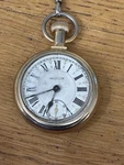 Vintage Westclox Locomotive Pocket Watch Wind Up Train Engraving Working Order. Fixed Price $41.00.