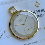 1954 Patek Philippe Ref. 707 18K Solid Gold Pocket Watch W/ Extract. Fixed Price $6999.00.