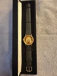 Franklin Mint Eagle Sterling Silver Dial Gold Plated Watch 1988 Original Papers. Fixed Price $75.00.