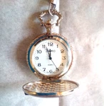 Jacro Stain,ess Beautiful Luxury Pocket Watch Made Japan Of Steel Weight 76. Fixed Price $120.00.