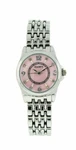 Elgin EG8007 Women's Round Analog Pink Mother Of Pearl Clear Stone Watch. Fixed Price $33.99.