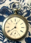 Waltham Antique Broadway 18S Pocket Watch Dueber Silverine Case For Repair/parts. Fixed Price $95.00.
