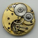 Omega Pocket Watch Movement Open Face Antique Swiss Parts Repair Spares 38.2MM. Fixed Price $86.64.