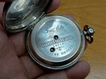Antique Georges Favre Jacot Locle Silver Pocket Watch 15 Rubis Ligne Runs. Fixed Price $325.99.