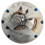 Antique 18S 1888 Elgin G.m. Wheeler Mechanical Hunter Pocket Watch Movement 103. Fixed Price $73.45.