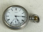 A.w. Co. Waltham Roman Numerals Silver Pocket Watch. Fixed Price $49.50.