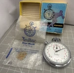 Vtg Hanhart Stoppuhr Narkoseuhr Kronenstopper Puls/atmung 1/10SEC Watch. Fixed Price $79.99.