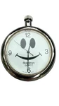 Armitron Quartz Open Face Pocket Watch Smiley Dial Ss Silver White Arabic. Fixed Price $59.99.