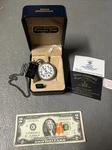New Old Stock Jules Jurgensen Railroad Pocket Watch Chain. Fixed Price $80.00.