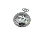 Williams 4981SK Happy Anniversary Mens Mechanical Pocket Watch With Chain. Fixed Price $54.02.