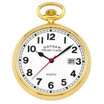Gotham Men's Gold Plated Analog Quartz Date Railroad Pocket Watch # GWC14101G. Fixed Price $119.95.