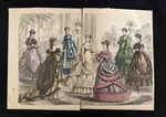 Frank Leslie's - Original American Fashion Plate 1872. Fixed Price $9.95.