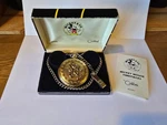 1997 Colibri Mickey Mouse Pocket Watch - Full Set Box & Papers Swiss Isa 1198. Fixed Price $191.00.