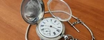 Vintage Waltham Mass W/a.b Sterling Silver Pocket Watch W/keys & Fob Chain. Fixed Price $629.99.