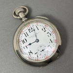 Unusual Illinois 18S 17J Pocket Watch Fahys Pair Case Private Lable Dial. Fixed Price $495.00.