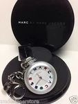 $250 Marc By Jacobs Funky Chain Clip Charm Pocket Watch Silver MBM7500. Fixed Price $150.00.