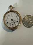Vintage Lot Of 3 Omega 14K Gold Filled Pocket Watch 15 Jewels & Hampden Bulova. Fixed Price $325.00.