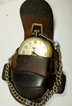 Majestron Watch Mens Pocket Stainless Gold Battery Water Resistant With Lth Case. Fixed Price $17.75.