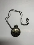 Disney Alice Wonderland Brass Pocket Watch With Chain Tested New Battery!!. Fixed Price $22.99.