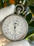Minerva Pocket Watch Chronometre Porcelain Dial Manual Mens 52MM Swiss Made. Fixed Price $149.00.