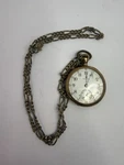 Antique Waltham Pocket Watch 17 Jewel Gold Filled Hunter Case W/ Chain. Fixed Price $209.25.