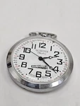 Vintage Rare Railroad Train Quartex Electra Wind-up Pocket Watch Working Swiss. Fixed Price $195.00.