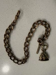 Gorgeous Heavy Antique Pocket Watch Chain/fob Gold Filled 40 Grams. Fixed Price $135.00.