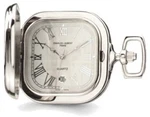 Charles Hubert Gold-plated Two-tone Chrome Square Pocket Watch. Fixed Price $162.95.