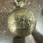 Everswiss Full Hunter Pocket Watch 17 Jewels Shock-resistant Hunting Theme. Fixed Price $35.00.