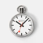 Mondaine Pocket Watch A660.30316.11SBB Silver White Parallel Import. Fixed Price $356.22.