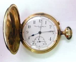 14K Gold Case Rare Timing Repeating Watch Co Stop Chronograph Pocket. Fixed Price $6099.00.
