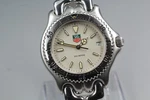 Near Mint Tag Heuer S/el S99.006M White Dial 37.5MM Quartz Men's Swiss Watch. Fixed Price $379.90.