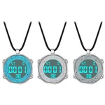 Outdoors Multifunction Led Display Digital Quartz Pocket Watch Pendant Necklace. Fixed Price $15.99.