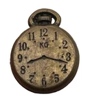 Vintage Gumball Cracker Jack Prize Metal Pocket Watch Karl Guggenheim Kg. Fixed Price $10.00.