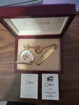 Colibri W/date Pocket Watch And Knife Set/ Mechanical. Fixed Price $125.00.