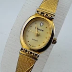 Vtg Westclox Quartz Watch Women Gold Tone Oval Diamond Japan Analog New Battery. Fixed Price $19.99.