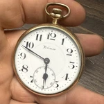 Delmar 23 Jewel Pocket Watch Illinois Case Elgin Napoleon Style Runs. Fixed Price $199.99.