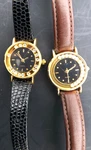 Lot Of 2 Quarts Watches By Avon Black & Gold Rhinestones Need Batteries. Fixed Price $55.50.