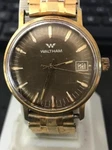Waltham 34MM 17J Black Dial Manual Wind Men's Watch Runs (#1623). Fixed Price $98.00.