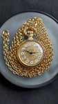 1981 Avon Presidents Club Mechanical Le Jour Pocketwatch Gold Tone 17JEWELS Runs. Fixed Price $30.00.