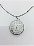 Vtg Lucerne Swiss Pendant Watch Timepiece - Beautiful Mint Runs Great 23" Chain. Fixed Price $39.99.