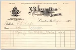 Scranton, Pa N.b. Levy And Bro. Jewelers 1908 "c.b. Engel" Billhead Elgin. Fixed Price $12.99.